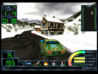 Sega Saturn Game - Impact Racing (Japan) [T-7307G] - インパクトレーシング - Screenshot #23