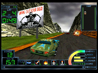 Sega Saturn Game - Impact Racing (Japan) [T-7307G] - インパクトレーシング - Screenshot #24