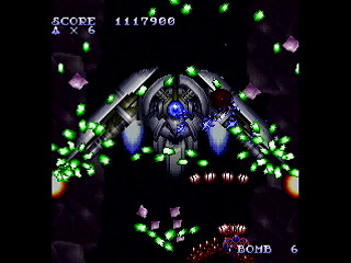 Sega Saturn Dezaemon2 - Areichalken -Hard mode- by IGK - Areichalken -Shooter mode- - 異形剣法 - Screenshot #12