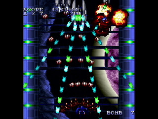 Sega Saturn Dezaemon2 - Areichalken -Hard mode- by IGK - Areichalken -Shooter mode- - 異形剣法 - Screenshot #14