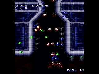 Sega Saturn Dezaemon2 - Areichalken -Hard mode- by IGK - Areichalken -Shooter mode- - 異形剣法 - Screenshot #27