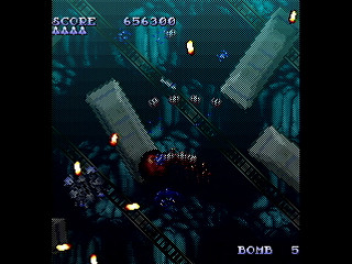 Sega Saturn Dezaemon2 - Areichalken -Hard mode- by IGK - Areichalken -Shooter mode- - 異形剣法 - Screenshot #8