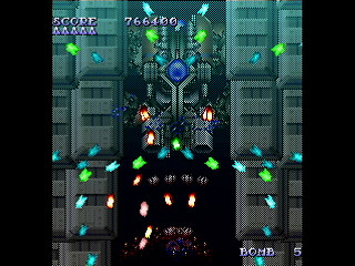 Sega Saturn Dezaemon2 - Areichalken -Hard mode- by IGK - Areichalken -Shooter mode- - 異形剣法 - Screenshot #9