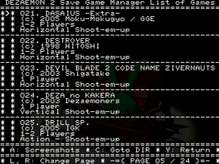 Sega Saturn Dezaemon2 - Dezaemon 2 Save Game Manager by Madroms - デザエモン２ セーブゲームマネージャ - Madroms - Screenshot #15