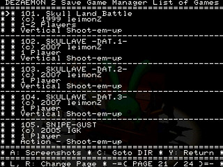 Sega Saturn Dezaemon2 - Dezaemon 2 Save Game Manager by Madroms - デザエモン２ セーブゲームマネージャ - Madroms - Screenshot #31