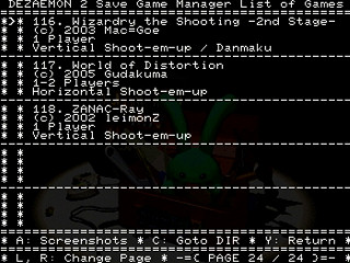 Sega Saturn Dezaemon2 - Dezaemon 2 Save Game Manager by Madroms - デザエモン２ セーブゲームマネージャ - Madroms - Screenshot #34