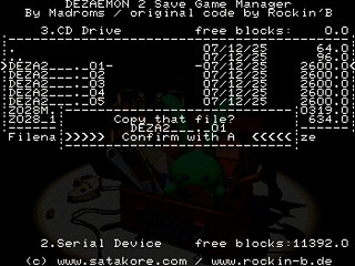 Sega Saturn Dezaemon2 - Dezaemon 2 Save Game Manager by Madroms - デザエモン２ セーブゲームマネージャ - Madroms - Screenshot #37