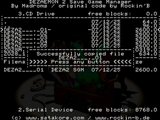 Sega Saturn Dezaemon2 - Dezaemon 2 Save Game Manager by Madroms - デザエモン２ セーブゲームマネージャ - Madroms - Screenshot #38