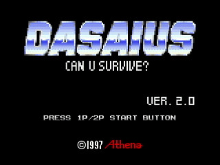 DASAIUS by Moku-Mokugyo / GGE - ダサイアス - 黙 木魚 & GGE - Screenshot #1 Sega Saturn Dezaemon2 - DASAIUS by Moku-Mokugyo / GGE - ダサイアス - 黙 木魚 & GGE - Screenshot #1