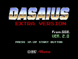 DASAIUS -Extra- by Moku-Mokugyo / GGE - ダサイアス -エキストラ- - 黙 木魚 & GGE - Screenshot #1 Sega Saturn Dezaemon2 - DASAIUS -Extra- by Moku-Mokugyo / GGE - ダサイアス -エキストラ- - 黙 木魚 & GGE - Screenshot #1