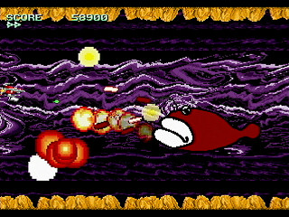 DASAIUS -Extra- by Moku-Mokugyo / GGE - ダサイアス -エキストラ- - 黙 木魚 & GGE - Screenshot #4 Sega Saturn Dezaemon2 - DASAIUS -Extra- by Moku-Mokugyo / GGE - ダサイアス -エキストラ- - 黙 木魚 & GGE - Screenshot #4