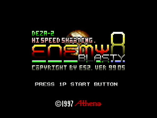 Sega Saturn Dezaemon2 - Enemy8 Blasty by Raynex - エネミー8 ブラスティ - Raynex - Screenshot #1