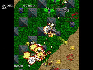 Gaikotsu Darake -Skull Land Battle Score Attack- by leimonZ - がいこつだらけ - 礼門Z - Screenshot #3 Sega Saturn Dezaemon2 - Gaikotsu Darake -Skull Land Battle Score Attack- by leimonZ - がいこつだらけ - 礼門Z - Screenshot #3
