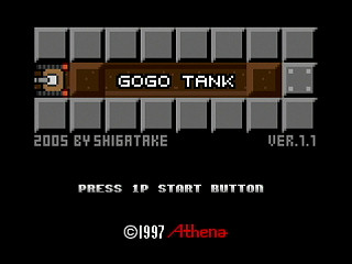 GOGO TANK by Shigatake - GOGO TANK - シガタケ - Screenshot #1 Sega Saturn Dezaemon2 - GOGO TANK by Shigatake - GOGO TANK - シガタケ - Screenshot #1