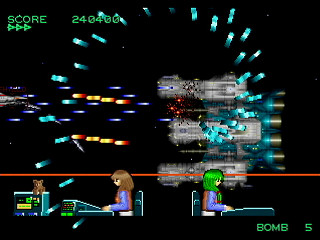 Sega Saturn Dezaemon2 - CosmoLightCruiser OYODO by Kenichiro - コスモ軽巡 オオヨド - 健一楼 - Screenshot #10