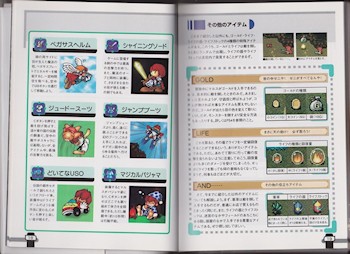 Shining Wisdom Guide Book JPN - 1b