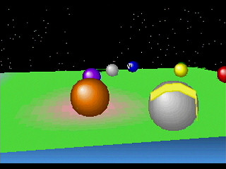 Sega Saturn Game Basic - 9 Ball by Yukun Software - Screenshot #4