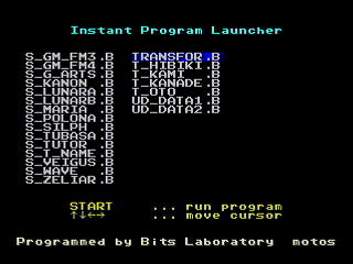 Sega Saturn Game Basic - Instant Program Launcher for Tech Saturn by Bits Laboratory - Screenshot #2