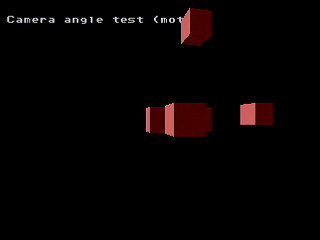 Sega Saturn Game Basic - Camera Angle Test (Old Version) by Bits Laboratory - Screenshot #3