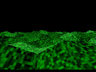 Flight Demo by YAM - Screenshot #1 Sega Saturn Game Basic - Flight Demo by YAM - Screenshot #1