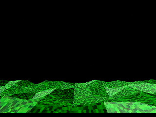 Flight Demo by YAM - Screenshot #2 Sega Saturn Game Basic - Flight Demo by YAM - Screenshot #2
