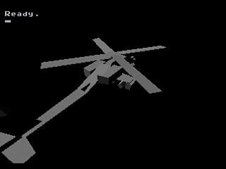 Sega Saturn Game Basic - GBSS CD - Polygon Helicopter by Bits Laboratory - Screenshot #3