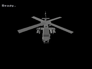 Sega Saturn Game Basic - GBSS CD - Polygon Helicopter by Bits Laboratory - Screenshot #4