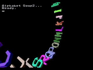 Sega Saturn Game Basic - GBSS CD - Alphabet Soup2 by Bits Laboratory - Screenshot #2