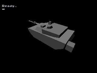 Sega Saturn Game Basic - GBSS CD - Polygon Tank by Bits Laboratory - Screenshot #2