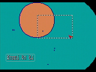 Sega Saturn Game Basic - GBSS CD - Kami Graphic Editor Version 1.20 by Script Arts. Co., Ltd. - Screenshot #11