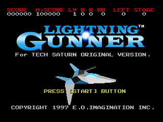 Sega Saturn Game Basic - Lightning Gunner For Tech Saturn Original Version by E.O. Imagination Inc. - Screenshot #3