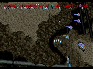 Sega Saturn Game Basic - Lightning Gunner For Tech Saturn Original Version by E.O. Imagination Inc. - Screenshot #7