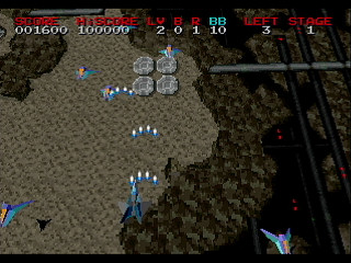 Sega Saturn Game Basic - Lightning Gunner For Tech Saturn Original Version by E.O. Imagination Inc. - Screenshot #8