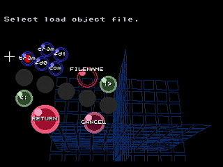 Minimal Integratad Modeling and Attribute dsign System / MIMAS v1.01 by VSC / S. Moriyama - Screenshot #7 Sega Saturn Game Basic - Minimal Integratad Modeling and Attribute dsign System / MIMAS v1.01 by VSC / S. Moriyama - Screenshot #7