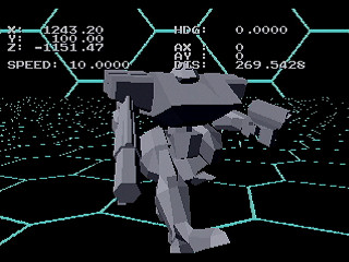 Robot Action V0.2 by Stern (Stern White / Ainsuph) - Screenshot #3 Sega Saturn Game Basic - Robot Action V0.2 by Stern (Stern White / Ainsuph) - Screenshot #3