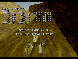 Vehicle for Next Generation (Test Version) by Kuribayashi - Screenshot #4 Sega Saturn Game Basic - Vehicle for Next Generation (Test Version) by Kuribayashi - Screenshot #4