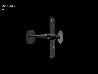 Sega Saturn Game Basic - Polygon TEST PROGRAM - albatros by Gary Brooks - Screenshot #1