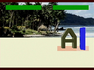 Alphabet Fighter 1 by Yasu - Screenshot #3 Sega Saturn Game Basic - Alphabet Fighter 1 by Yasu - Screenshot #3