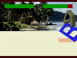Alphabet Fighter 1 by Yasu - Screenshot #4 Sega Saturn Game Basic - Alphabet Fighter 1 by Yasu - Screenshot #4