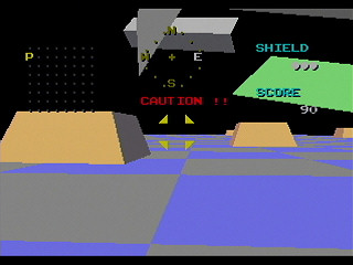 Sega Saturn Game Basic - 3D Sensha Game (Radar Nado no Tsuika Kaizou Ban) by Bits Laboratory - Screenshot #5