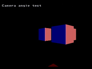 Sega Saturn Game Basic - Camera Angle Test by Bits Laboratory - Screenshot #1