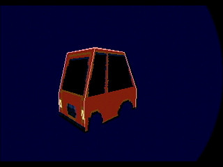 Jidousha / Car by Game Basic Style - Screenshot #2 Sega Saturn Game Basic - Jidousha / Car by Game Basic Style - Screenshot #2