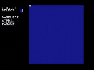 Sega Saturn Game Basic - Cheap Field Map Editer v1.00 by Game Basic Style - Screenshot #1