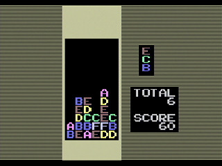 Sega Saturn Game Basic - Columns by RURUN - Screenshot #3