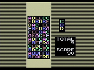 Sega Saturn Game Basic - Columns by RURUN - Screenshot #4