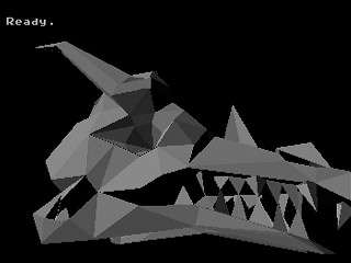 Polygon TEST PROGRAM - dragon by Gary Brooks - Screenshot #2 Sega Saturn Game Basic - Polygon TEST PROGRAM - dragon by Gary Brooks - Screenshot #2