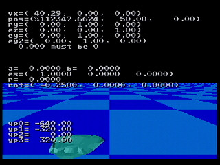 Sega Saturn Game Basic - Sora wo Tobu Test v1.02 (Alt 3) by Minatsu / Gary Brooks - Screenshot #4