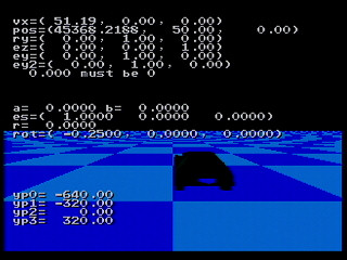 Sega Saturn Game Basic - Sora wo Tobu Test v1.02 (Alt 4) by Minatsu / Gary Brooks - Screenshot #2