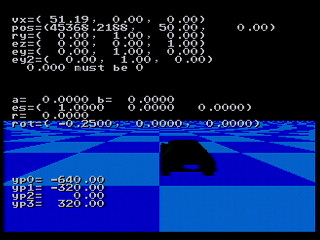 Sora wo Tobu Test v1.02 (Alt 4) by Minatsu / Gary Brooks - Screenshot #2 Sega Saturn Game Basic - Sora wo Tobu Test v1.02 (Alt 4) by Minatsu / Gary Brooks - Screenshot #2