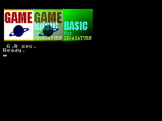 Hantoumei by Game Basic Style - Screenshot #2 Sega Saturn Game Basic - Hantoumei by Game Basic Style - Screenshot #2